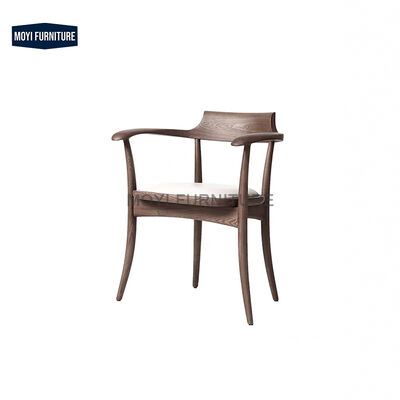 Dining Room Furniture Modern Simple Armchair Solid Wood Sword Dining Chair Crafted From North America Black Walnut Wood
