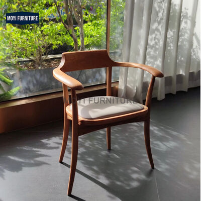 Dining Room Furniture Modern Simple Armchair Solid Wood Sword Dining Chair Crafted From North America Black Walnut Wood