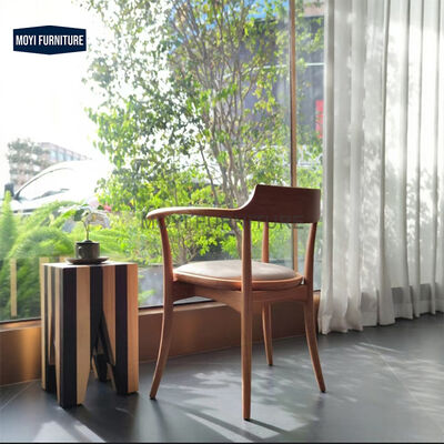 Dining Room Furniture Modern Simple Armchair Solid Wood Sword Dining Chair Crafted From North America Black Walnut Wood