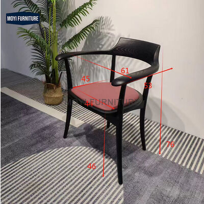 Dining Room Furniture Modern Simple Armchair Solid Wood Sword Dining Chair Crafted From North America Black Walnut Wood