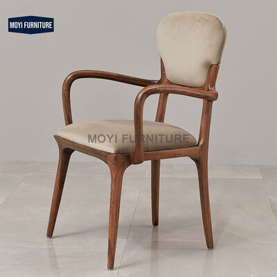 CUSTOM Dining Room Set Showcasing French Latest Design Solid Wood Veneer Color Restaurant Armchairs Seating Chairs