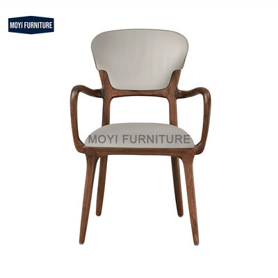 CUSTOM Dining Room Set Showcasing French Latest Design Solid Wood Veneer Color Restaurant Armchairs Seating Chairs