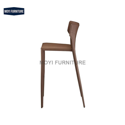 Home Bar Sitting Modern Style Coffee Cafe Shop Armrest Kitchen Dining Restaurant Wood Bar Counter Stool Rope Seat