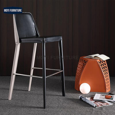Modern Folded No Leather Barstools Custom Elegant Luxury Design Barstool Suitable for Entertainment Venues