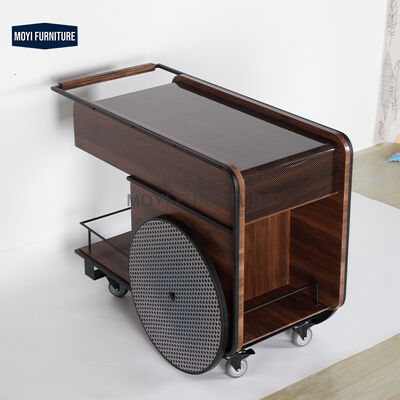 Hotel Furniture Luxury High End Antique Malibu Restaurant Bar Cart Custom Specification Option with Mail Packing