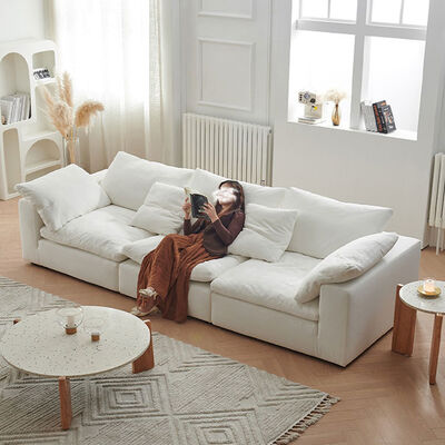 High density and high resilience foam 3 piece sectional sofa set fabric living room modern luxury l shape sofa 280 70 160cm