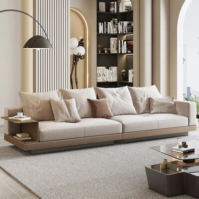 Sectional Customized Size Sofa Set Featuring Genuine Soft Luxury Leather Curved C Shaped Design 5 8 Seater