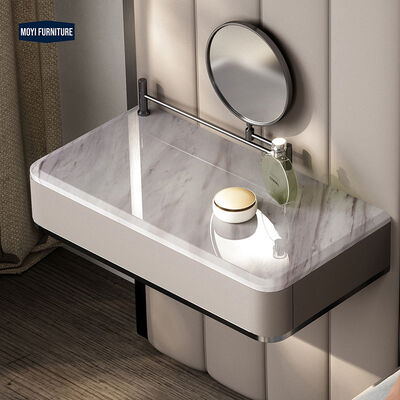 Sample Soft Bed Master Bedroom Light Luxury Dressing Table Bedside Table Integrated Bed Modern Villa Italian High End Authentic Furniture
