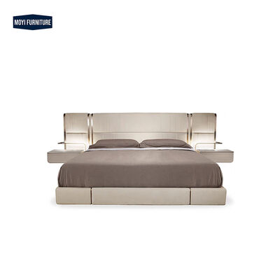 Soft Bed Luxury Modern Bedroom Set Single King Upholstered Leather Storage Swivel Wooden Frame Home Furniture