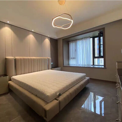 MDF Panel Type MOYI Leather Modern Double Design Wooden Queen Set Bedroom Set Luxury King Size Bed