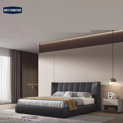 Home Furniture Bedroom Furniture Modern Double Design Queen Set Classic Luxury King Size Bed Featuring Durable MDF Panel