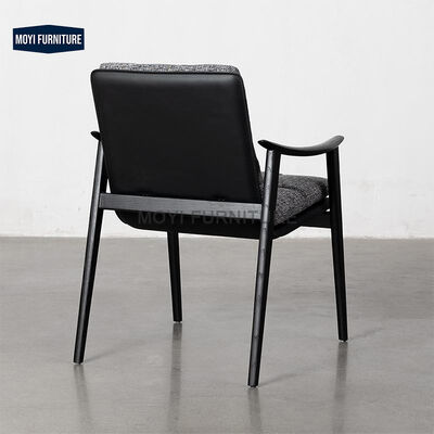 Custom Dining Room Furniture PU Leather Upholstered Chair Accent Chair Restaurant Cafe Hotel Dining Chair