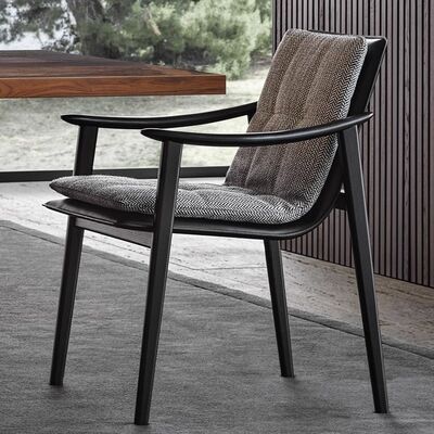 Custom Dining Room Furniture PU Leather Upholstered Chair Accent Chair Restaurant Cafe Hotel Dining Chair