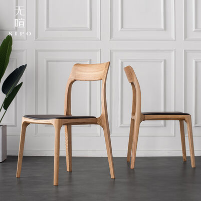 Dining Room Furniture MOYI Italian Ash Wood Nordic Wooden Contemporary Luxury Modern Dining Chairs Home Furniture General