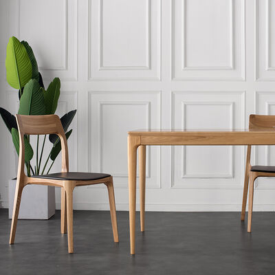 Dining Room Furniture MOYI Italian Ash Wood Nordic Wooden Contemporary Luxury Modern Dining Chairs Home Furniture General