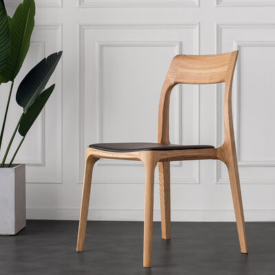Dining Room Furniture MOYI Italian Ash Wood Nordic Wooden Contemporary Luxury Modern Dining Chairs Home Furniture General
