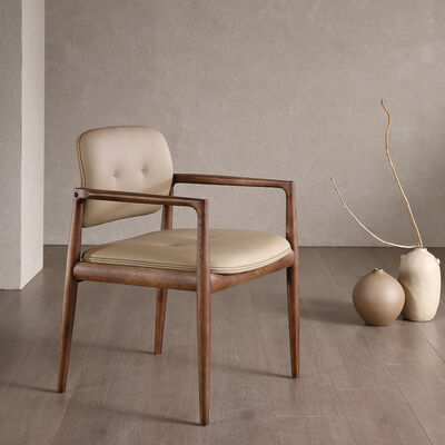 Home Furniture Upholstered Velvet Dining Chair Luxury Pu Leisure Design High Back Dining Room Furniture