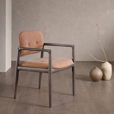 Home Furniture Upholstered Velvet Dining Chair Luxury Pu Leisure Design High Back Dining Room Furniture