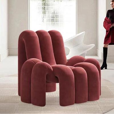Leather Wood Metal Mid Century Modern Danish Lounge Chaise Velvet Living Room Chairs MOYI Cafe Bedroom Accent Furniture