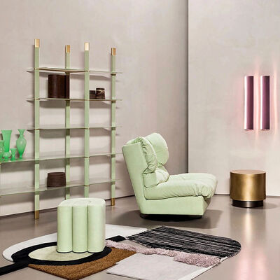Fabric Optional Oversized Lounge Leather Rocking Chair Modern Swivel Living Room Accent Sofa Armchair Style Seating Option