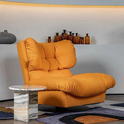 Fabric Optional Oversized Lounge Leather Rocking Chair Modern Swivel Living Room Accent Sofa Armchair Style Seating Option