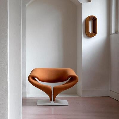 No Electric MOYI Modern Hotel Lobby Lounge Chair Ergonomic Velvet Fabric Upholstery Contemporary Comfortable Armchair