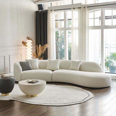 Set Sofa Type Customize Size Nordic Minimalism Curved Sectional Modernos Sofa Cloud Couch Sectional C Shaped Living Room