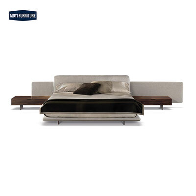 We Can Offer A Sample Luxury Italian Bedroom Set Modern Large Storage King Double Bed Large Front Head Board Wood Side Table