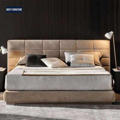 High Density Foam Luxury Queen Bed Italian Luxury Bedroom Set Furniture King Size Frame Modern Upholstered Beds OEM Accepted