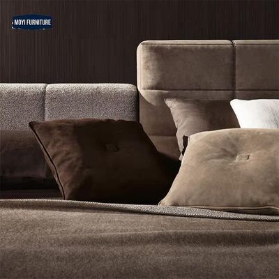 High Density Foam Luxury Queen Bed Italian Luxury Bedroom Set Furniture King Size Frame Modern Upholstered Beds OEM Accepted