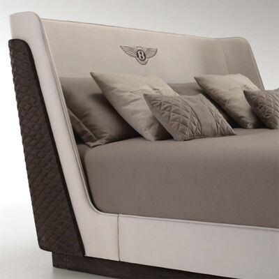 Home Furniture Bedroom Furniture King Size Leather Bed Frame Luxury Double Bed Set Modern Style Panel Type Plywood Nightstand