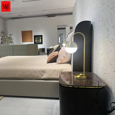 Modern King Size Leather Queen Bed Italian Luxury Bedroom Set Furniture High Density Foam Upholstered Beds Collection