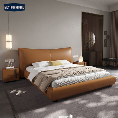 Plywood Panel Type Customize King Size Queen Size Beds Custom Sizes Italian Minimalist Leather Bed Designer 150200180200cm