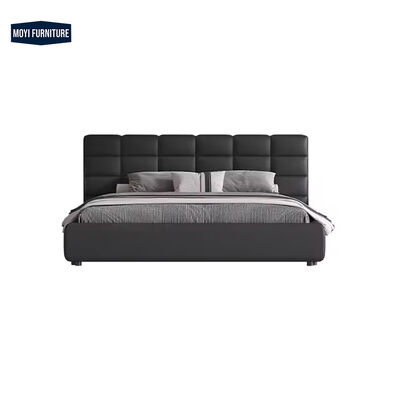 High density and high resilience foam modern design queen bed bedroom furniture king size upholstered platform double beds