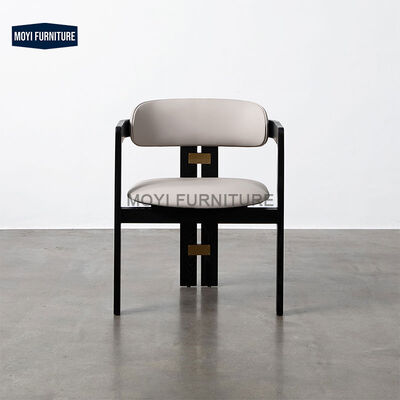 Solid Wood Legs Modern Chinese Dining Chair Set Office Negotiation Table Reception Chair Furniture Hotel Club Marketing
