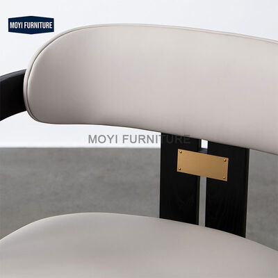 Solid Wood Legs Modern Chinese Dining Chair Set Office Negotiation Table Reception Chair Furniture Hotel Club Marketing