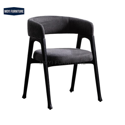 Wood Legs Synthetic Leather Dining Room Chair Luxury Metal Frame Combining Luxury and Functionality for High End Dining