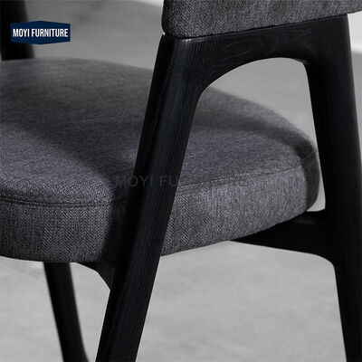 Wood Legs Synthetic Leather Dining Room Chair Luxury Metal Frame Combining Luxury and Functionality for High End Dining
