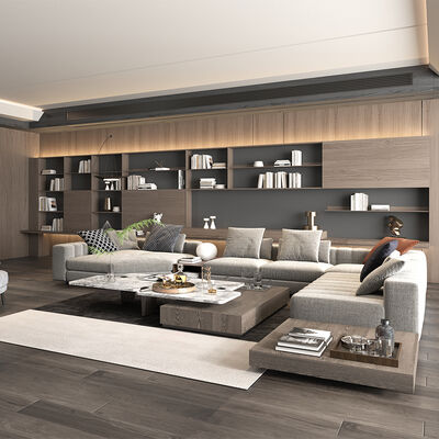 Comfortable L shape sectional modern couch luxury velvet modular home furniture designer sofa ideal for stylish interiors