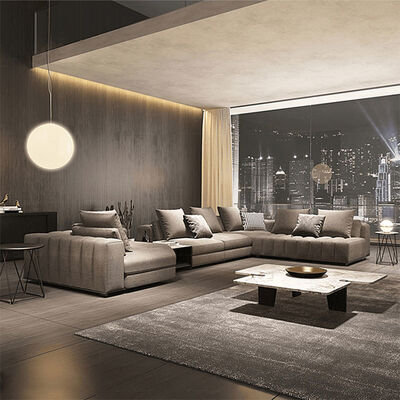 Mail Packing Modern L Shape Sectional Couch Set Luxury Italian Design Living Room Sofa Sectional Furniture