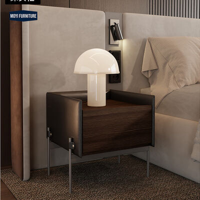 Customize Size Modern Luxury Double Queen Bed Large Headboard Velvet Fabric Upholstered King Size Beds Power Switch Furniture