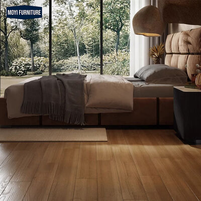 Storage Upholstered Platform Bed Base Modern Linen Fabric Soft Bedroom Furniture Slipcovered Tatami Tuffed Low King Size