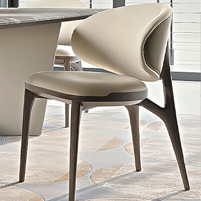 Luxury Dining Chair Optional Modern Italian Style Featuring Distinctive Design Elements Suitable for Livingroom
