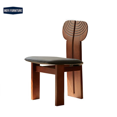 Modern Solid Wood Dining Chair Retro Leisure Style Hotel Coffee Shop Creative Design for Dining Room Furniture
