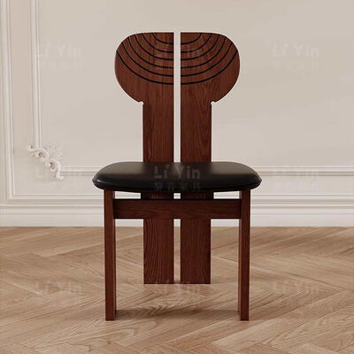 Modern Solid Wood Dining Chair Retro Leisure Style Hotel Coffee Shop Creative Design for Dining Room Furniture