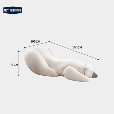 Folded Modern Creative Designer Living Room Sofa Chaise Leisure Chair Teddy Bear Lounge Chair Stylish Comfort