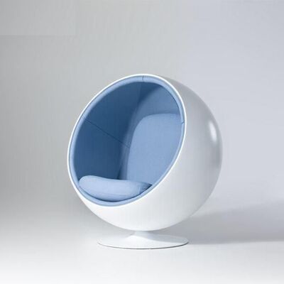 end Foshan Creative Modern Simple Living Room FRP Leisure Chair Designer Mall Art Sphere Space Recliner Chair