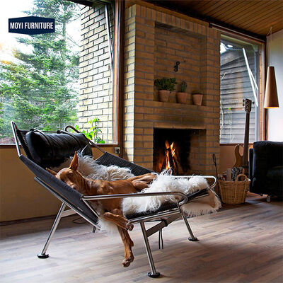 Custom Leisure Chair Handwoven Hemp Rope Nordic Minimalist Lounge Chair Modern Furniture Living Room Balcony Recliner