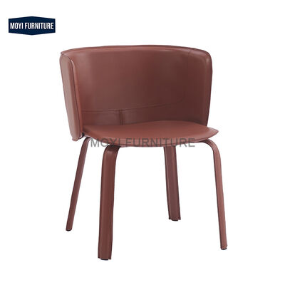 Modern Italian Light Luxury Dining Chair Comfortable Family Dining Room Stylish Back Chair Seating Furniture Design
