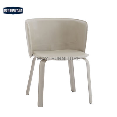Modern Italian Light Luxury Dining Chair Comfortable Family Dining Room Stylish Back Chair Seating Furniture Design